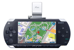 Mit der Playstation Portable kann man mittlerweile auch telefonieren und navigieren. Mit der Playstation Portable kann man mittlerweile auch telefonieren und navigieren.