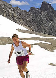 Foto: H.Reitmeir Artikelbild: Viermaliger AK Sieger
Zugspitz Extrem Berglauf - Foto: H.Reitmeir