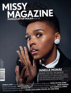 Cover: Missy Magazine Artikelbild: Die neue fünfte Ausgabe des Missy Magazines erscheint am 30.11. mit der R'n'B-Künstlerin Janelle Monáe auf dem Cover. - Cover: Missy Magazine