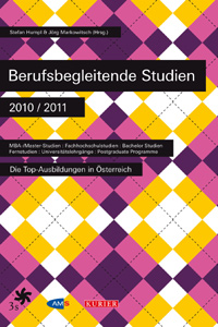 Buchtipp: Berufsbegleitende Studien 2010/11
Stefan Humpl, Jörg Markowitsch (Hrsg.)204 SeitenISBN: 978-3-902277-25-1 Buchtipp: Berufsbegleitende Studien 2010/11
Stefan Humpl, Jörg Markowitsch (Hrsg.)204 SeitenISBN: 978-3-902277-25-1