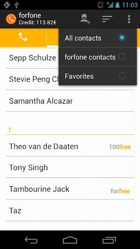 Forfone als Reise- und Urlaubsbegleiter für Android
