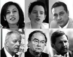Portraits der Spitzenkandidaten