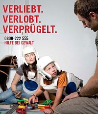 Männer als Täter - Gewalt ist männlich. Plakatserie der Frauenministerin 2008, Bildquelle: derStandard.at