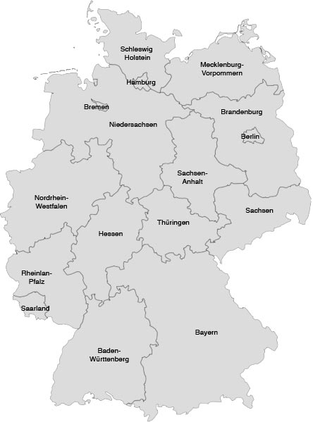 Bundesländer-Karte - Deutschland Urlaub - derStandard.at › Lifestyle