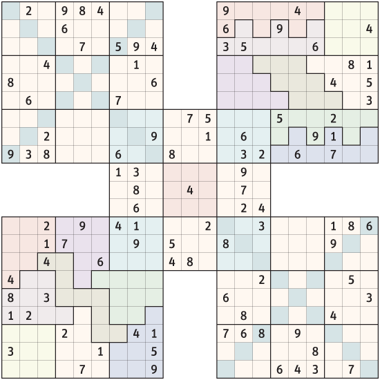Samurai sudoku schwer 24 r tsel sudoku derstandard at lifestyle
