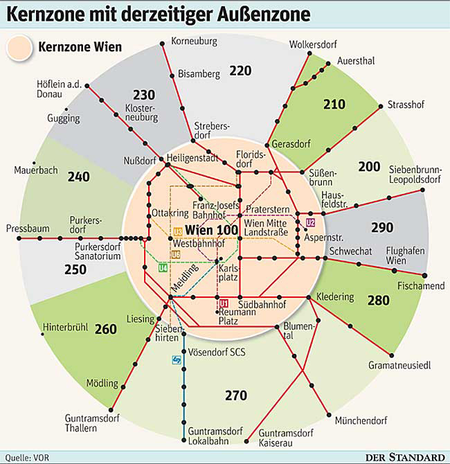 Parkpickerlstreit in Wien Blick über den Zonenrand