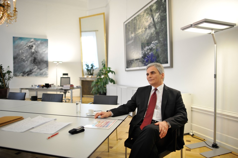 Beim Bundeskanzler im Büro - Cremers Photoblog 2013 - derStandard.at