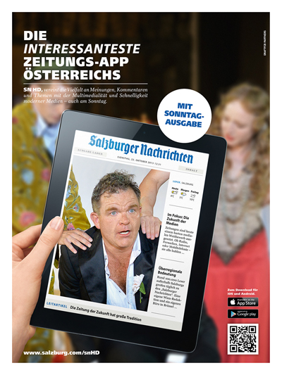 Draftfcb Bewirbt Die App Der "Salzburger Nachrichten" - Werbung ...