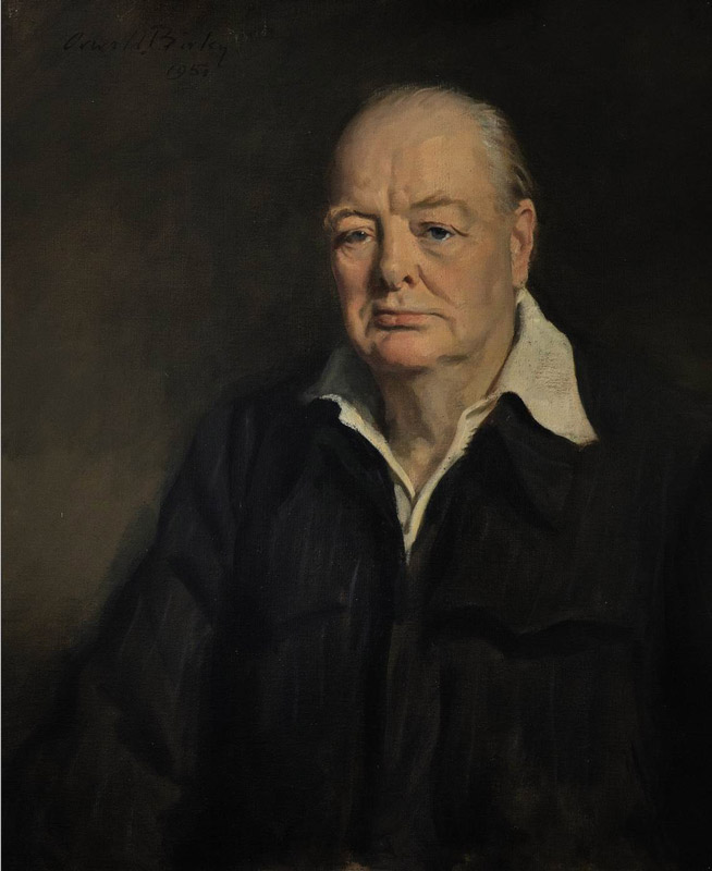 Winston Churchill Millionen für den Goldfischteich Kunstmarkt