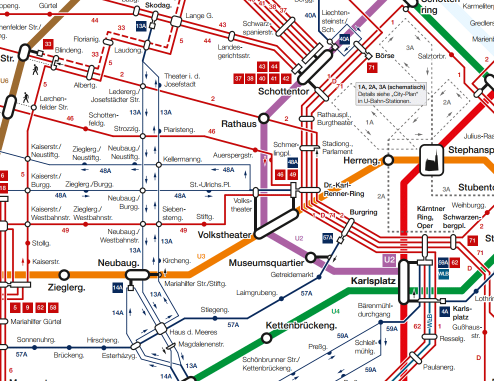 Wiener Linien legen ersten schematischen Netzplan seit 1977 auf - Mobilität in Wien 