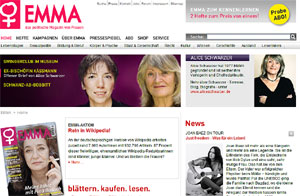 Screenshot: www.emma.de