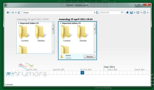 screenshot: winrumours