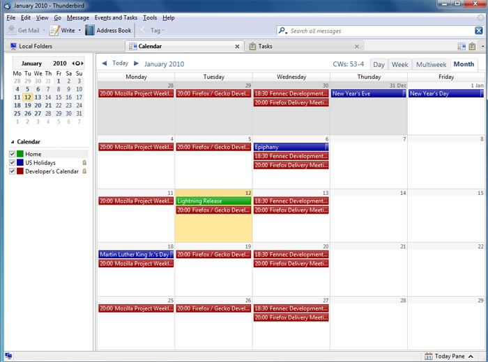 screenshot: mozilla