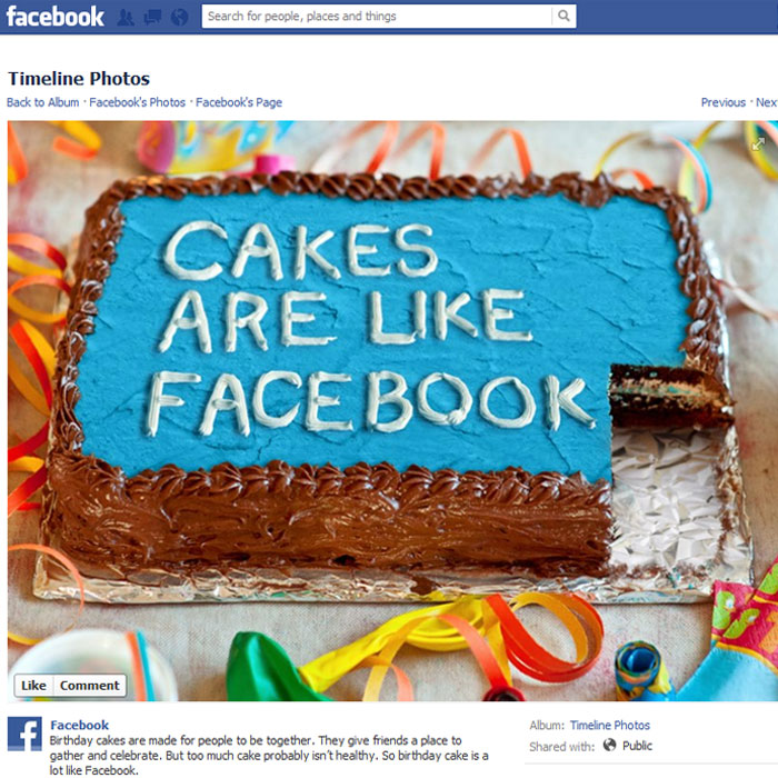 screenshot: facebook