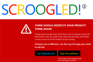screenshot: scroogled