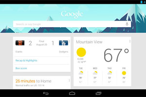 screenshot: google