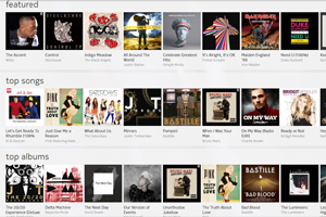 screenshot: nokia music