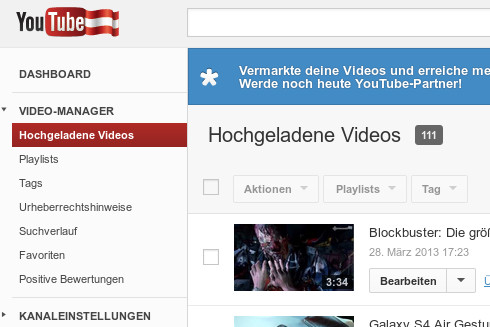 screenshot: derstandard.at
