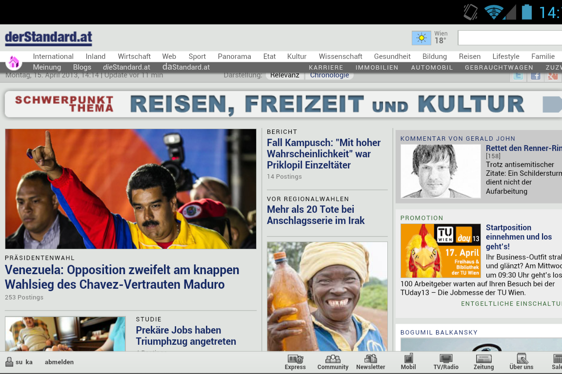 screenshot: andreas proschofsky / derstandard.at