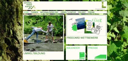 screenshot: www.nationalparksaustria.at