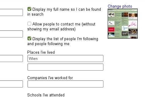 Wer seine "Follower" und "Following"-Informationen lieber privat halten will, kann dies bei den "Google Profile"-Einstellungen festlegen.