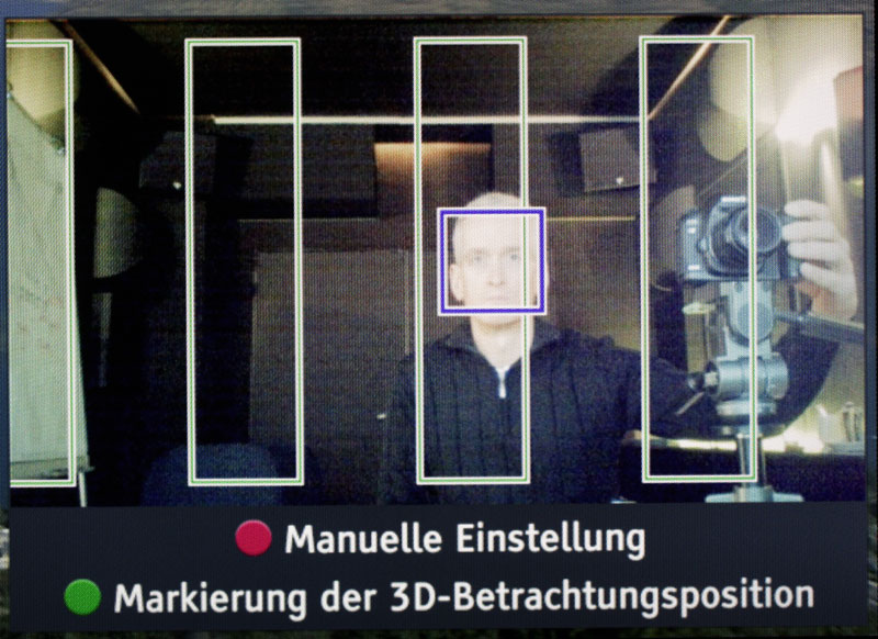 Die Kamera verfolgt die Position des Betrachters