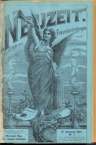 Mit Posaune und Flügeln in die "Neuzeit" der Frau: eine der Zeitschriften aus den Beständen der ÖNB, die von Ariadne digitalisiert wurden. Mit Posaune und Flügeln in die "Neuzeit" der Frau: eine der Zeitschriften aus den Beständen der ÖNB, die von Ariadne digitalisiert wurden.