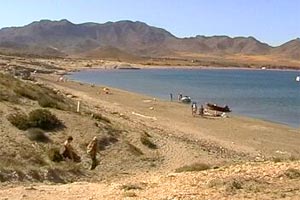 Der Playa los Genoveses: erste Adresse in Cabo de Gata.