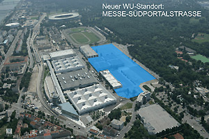 Foto: WU Artikelbild: Die WU Wien zieht auf das Messegelände in den 2. Wiener Gemeindebezirk.
- Foto: WU