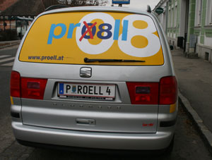 Wahlkampf vor Ort.