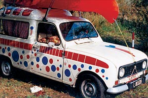 Die Renault Fourgonette des Verfassers. Die Renault Fourgonette des Verfassers.