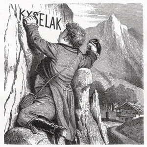 Emile Mario Vacano, Artist, Kunstreiter und Schriftsteller aus Österreich, schrieb in Vogl's Volkskalender 1886 einen Aufsatz über Kyselak. Dazu erschienen fünf Illustrationen, die auch in dem vorliegenden Buch abgedruckt sind. Emile Mario Vacano, Artist, Kunstreiter und Schriftsteller aus Österreich, schrieb in Vogl's Volkskalender 1886 einen Aufsatz über Kyselak. Dazu erschienen fünf Illustrationen, die auch in dem vorliegenden Buch abgedruckt sind.