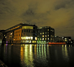 Erst ab Mitternacht gleicht Islingtons Süden einer Geisterstadt. Rund um das Londoner Canal Museum stehen Bürogebäude. Erst ab Mitternacht gleicht Islingtons Süden einer Geisterstadt. Rund um das Londoner Canal Museum stehen Bürogebäude.
