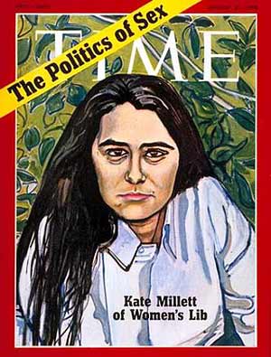 Cover: Times Magazine Artikelbild: Kate Millett auf dem Cover des Times Magazine im August 1970. - Cover: Times Magazine