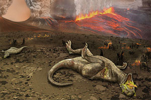 Vor 65 Millionen Jahren sind die Dinosaurier ausgestorben. Vor 65 Millionen Jahren sind die Dinosaurier ausgestorben.
