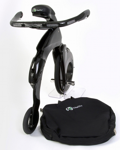 Das YikeBike hat eine Reichweite von 10 Kilometer und wird zwischen 3500 und 3900 Euro kosten.