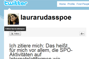 Laura Rudas ist nicht Laura Rudas - Wenn sie wollte, könnte sie dagegen vorgehen.