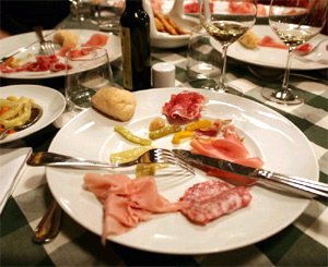 Was die Berkel so schafft: Salumi-Freude.