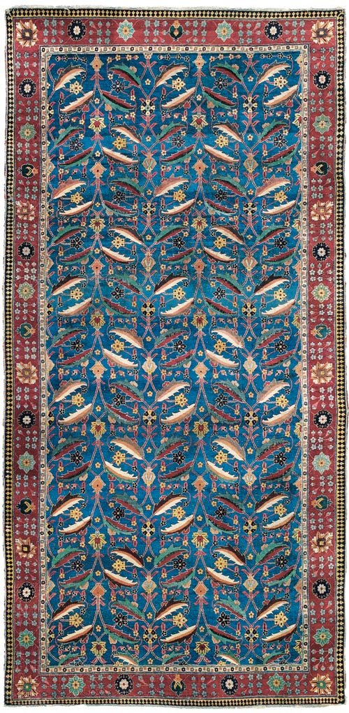 Persischer "Kirman" Vasenteppich aus dem 17. Jahrhundert (Provinz Kerman, 339 mal 153 cm), Schätzwert 200.000-300.000 Pfund, verkauft für 6,2 Millionen Pfund Artikelbild