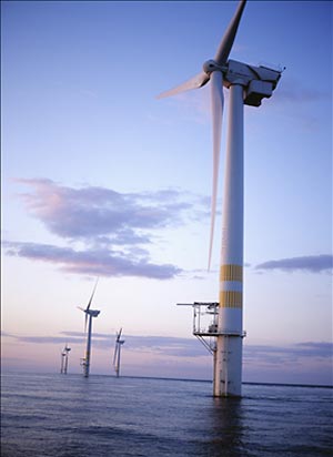 Bis zum Jahr 2012 will GE fünf Windräder mit einer
Gesamtleistung von
20 Megawatt installieren. Bis zum Jahr 2012 will GE fünf Windräder mit einer
Gesamtleistung von
20 Megawatt installieren.