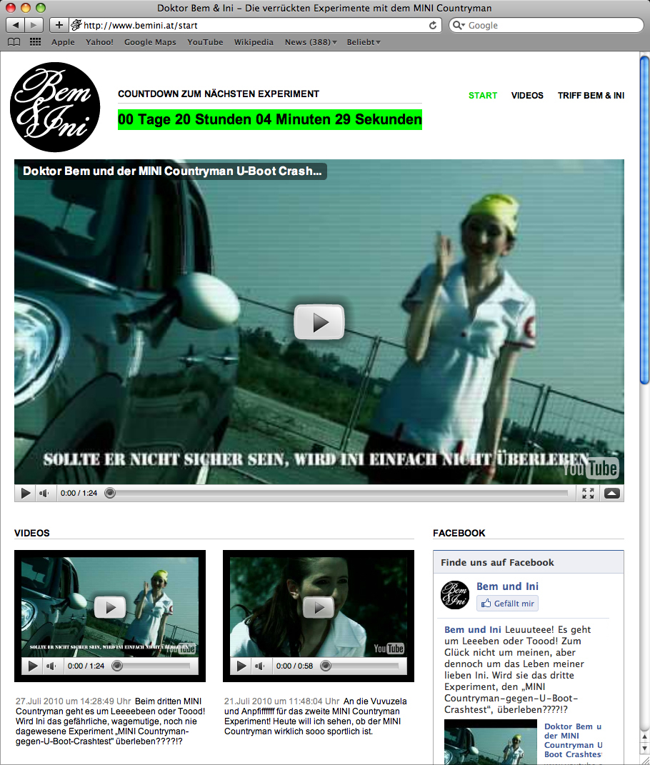 Artikelbild: "bemini"-Website - Foto: Impaction