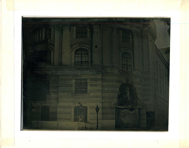 Die Daguerreotypie des Michaelerplatzes, aufgenommen am 25. August 2010Foto: Uni Wien - Institut für Organische Chemie/WestLicht