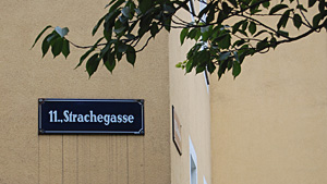 Die Strachegasse erhielt 1940 ihren Namen. Sie ist nach einem Physiker benannt. Die Strachegasse erhielt 1940 ihren Namen. Sie ist nach einem Physiker benannt.