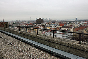 Blick vom Flakturm auf Wien. Blick vom Flakturm auf Wien.