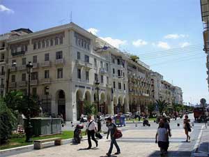 Informationen: Visit Greece
Die Aristotelesstraße in Thessaloniki. Informationen: Visit Greece
Die Aristotelesstraße in Thessaloniki.
