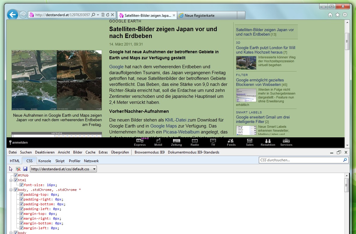 Für Web-EntwicklerInnen gibt es ebenfalls einige neue Tools.