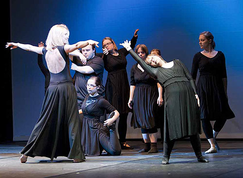 Eindrücke der Tanzperformance am Freitag, 1. April