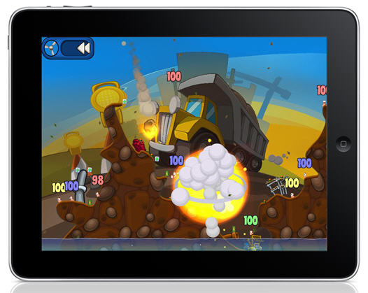 Auch so manches typisches PC- und Konsolen-Game wie "Worms" macht als "Brettspiel" eine gute Figur.