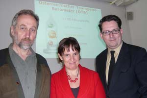 V.l.n.r.: Anselm Eder, Soziologe an der Uni Wien, Elvira Hauska, "inCoop"-Begründerin und Konflikt-Managerin, und Roland Graf, Generalsekretär des Wirtschaftsforums der Führungskräfte. V.l.n.r.: Anselm Eder, Soziologe an der Uni Wien, Elvira Hauska, "inCoop"-Begründerin und Konflikt-Managerin, und Roland Graf, Generalsekretär des Wirtschaftsforums der Führungskräfte.