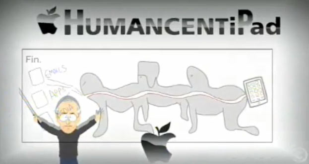 Southpark zieht Steve Jobs durch den Kakao - das "HumancentiPad" wird alles verändern. Artikelbild
